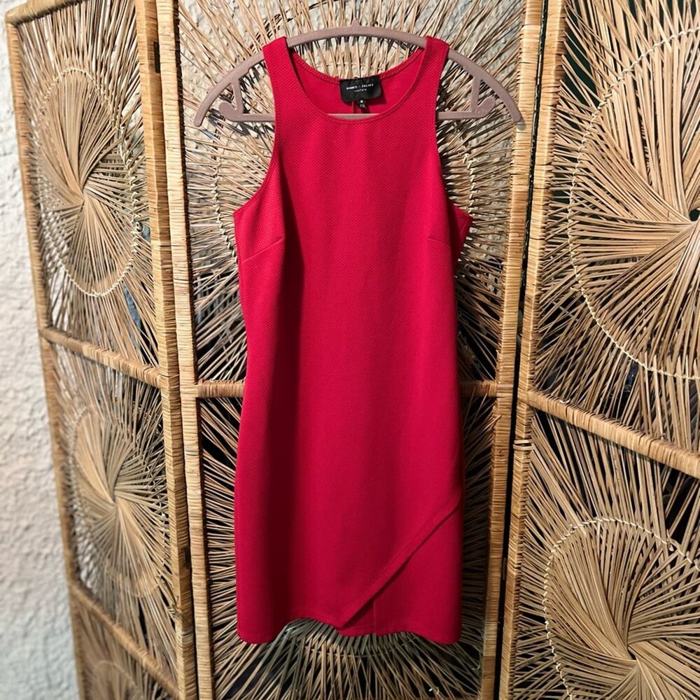 Romeo & Juliet Couture Vibrant Red Mini Dress (E)